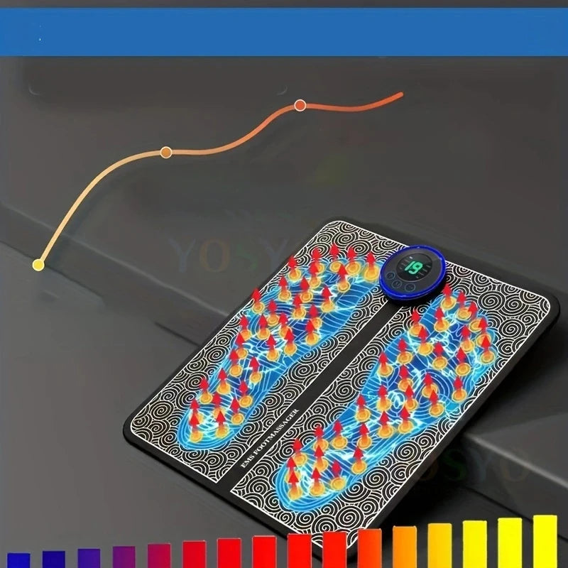 Almohadilla de masaje eléctrico para pies y masaje muscular