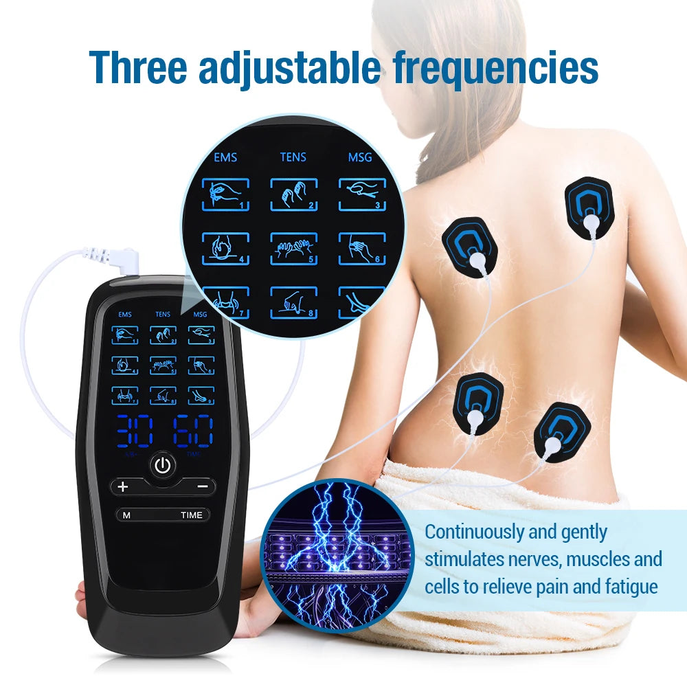 Estimulador muscular eléctrico TENS, acupuntura EMS