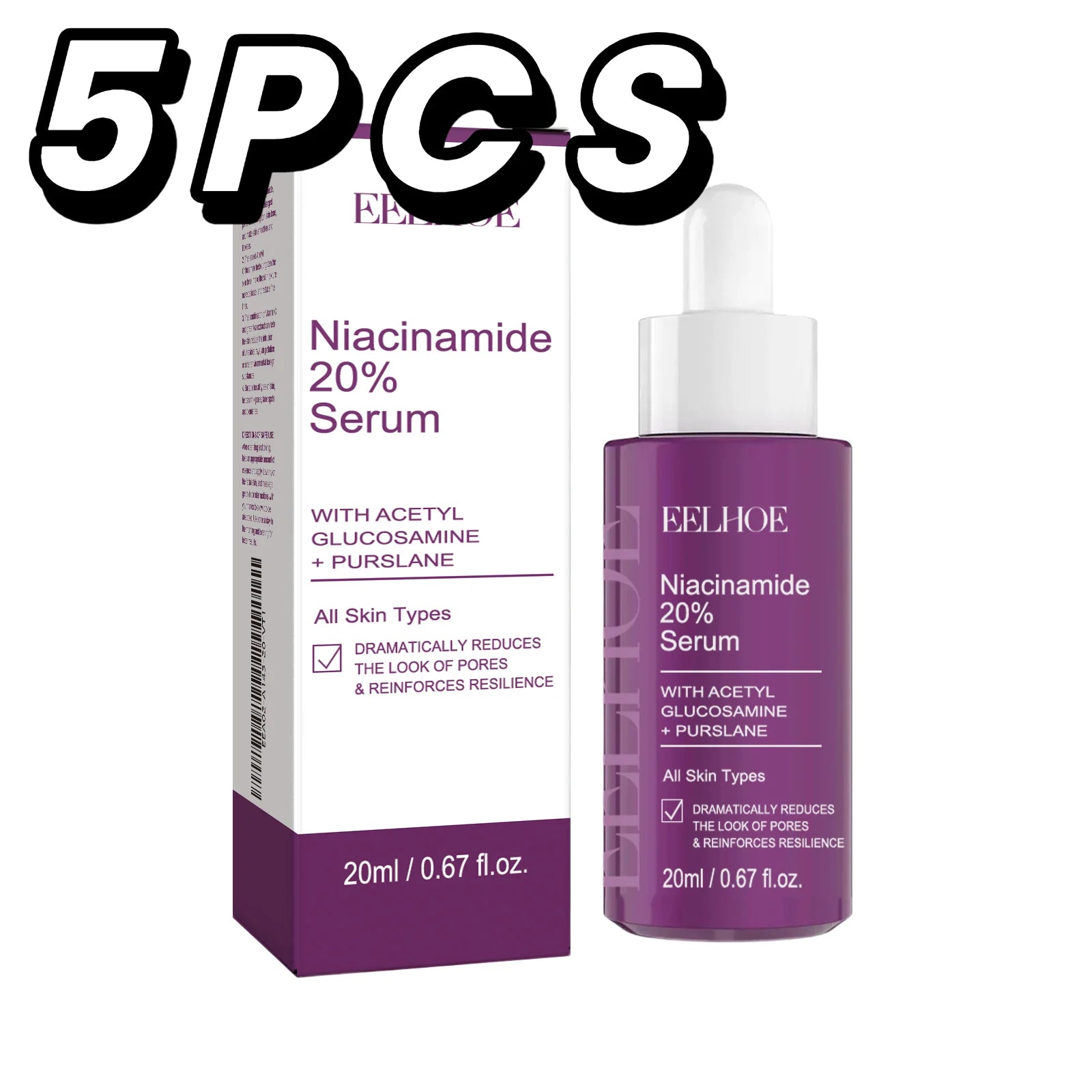 Concentrado antiedad con 20 % de niacinamida B3 para combatir la decoloración y minimizar los poros dilatados. Sin perfume ni parabenos. 20 ml.