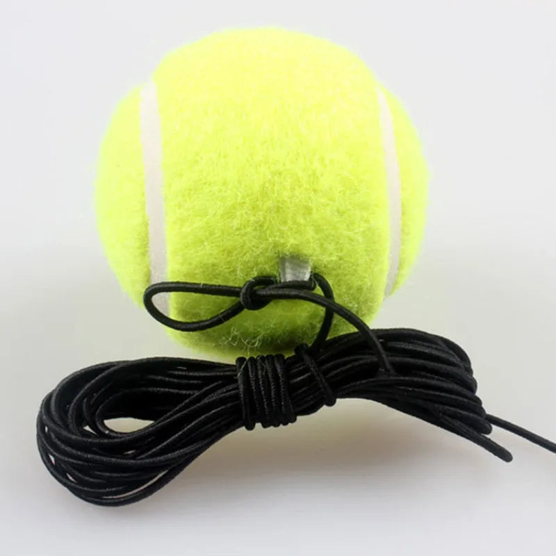 Base de entrenamiento de tenis resistente con elástico, adecuada para tenis en interiores y exteriores, para entrenamiento de rebote y accesorios de pádel.