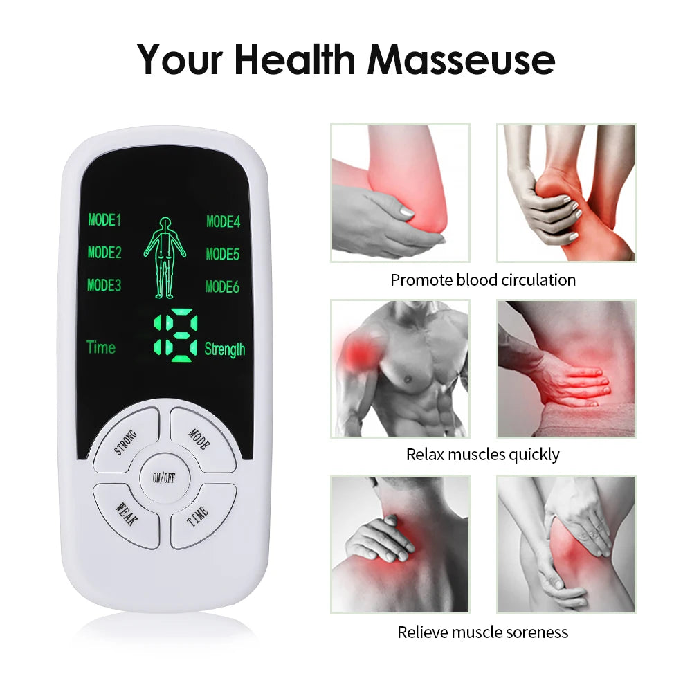 Estimulador muscular eléctrico TENS, acupuntura EMS