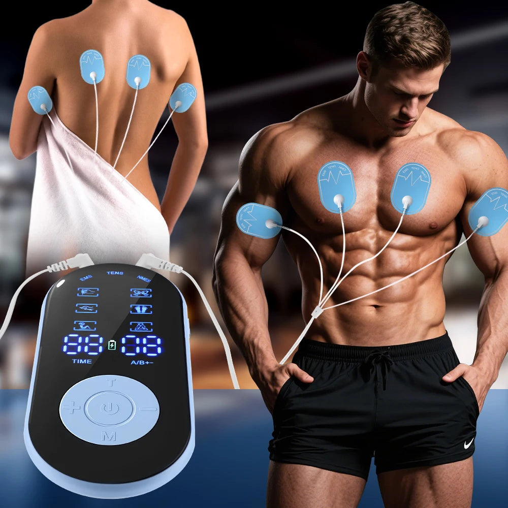 Estimulador muscular eléctrico TENS, acupuntura EMS