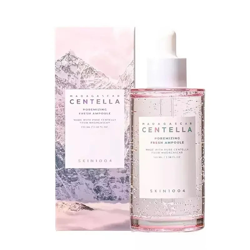 Ampolla de Centella Coreana, Sérum Hidratante Facial Iluminador, Calmante y Reparador de Poros, Suero Suave para el Cuidado Facial Diario.
