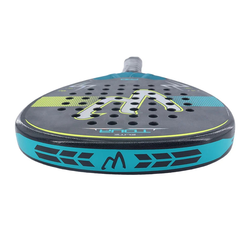 Pala de pádel de fibra de carbono personalizada 3K 12K 18K con un hermoso diseño para tenis de playa y uso deportivo