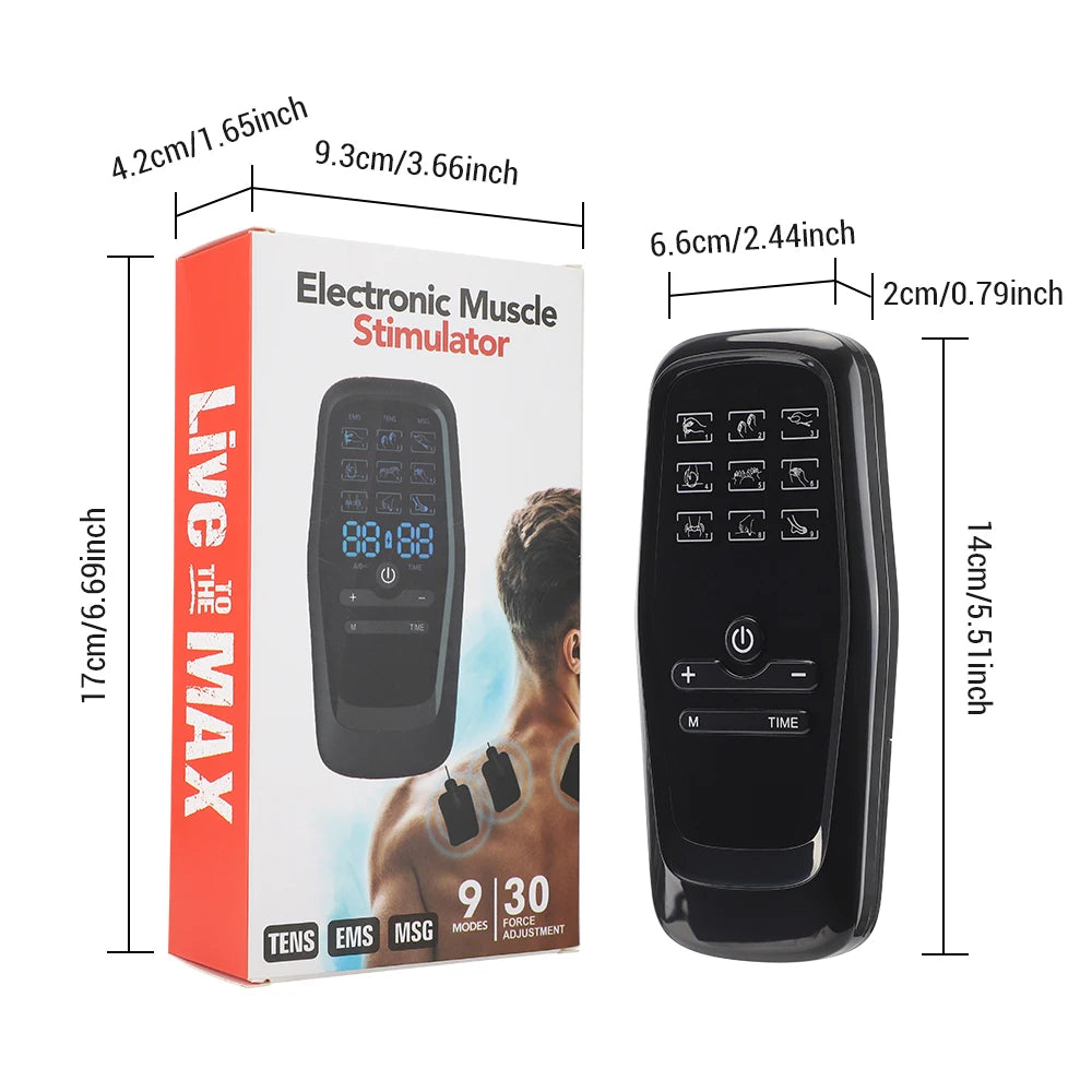 Estimulador muscular eléctrico TENS, acupuntura EMS