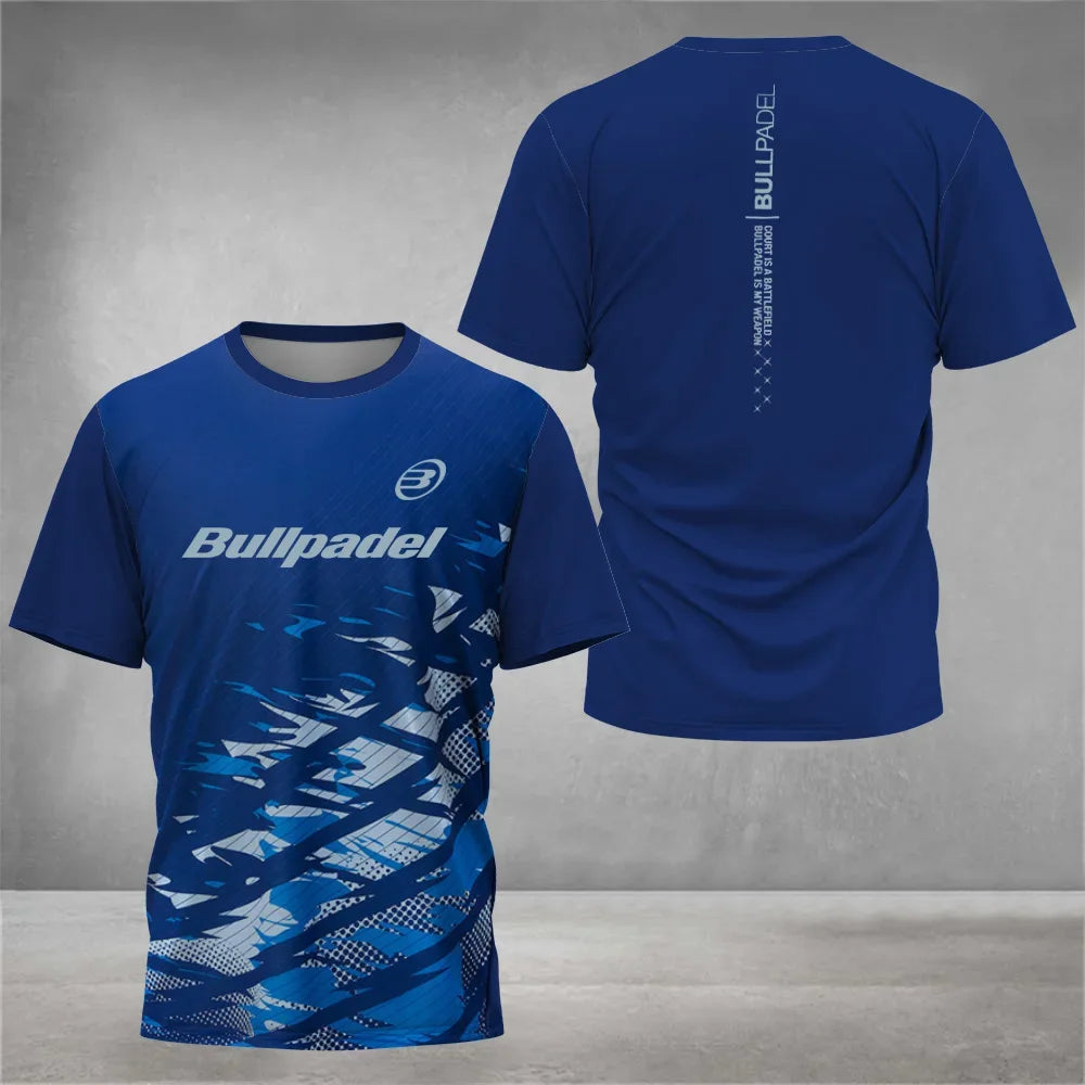 Camiseta de tenis de manga corta transpirable Cool Padel para hombre, de secado rápido, ideal para el verano.