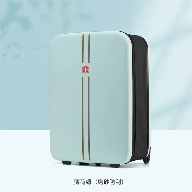 Maleta plegable con ruedas - 20" y 24" Equipaje de viaje ligero y plegable para viajes de negocios y vacaciones