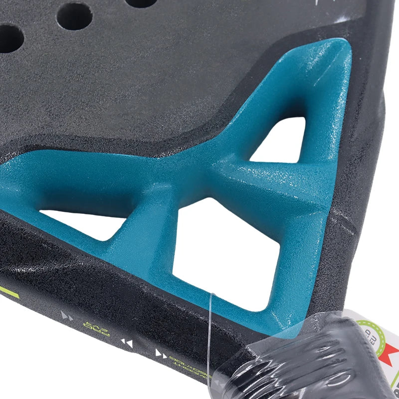 Pala de pádel de fibra de carbono personalizada 3K 12K 18K con un hermoso diseño para tenis de playa y uso deportivo