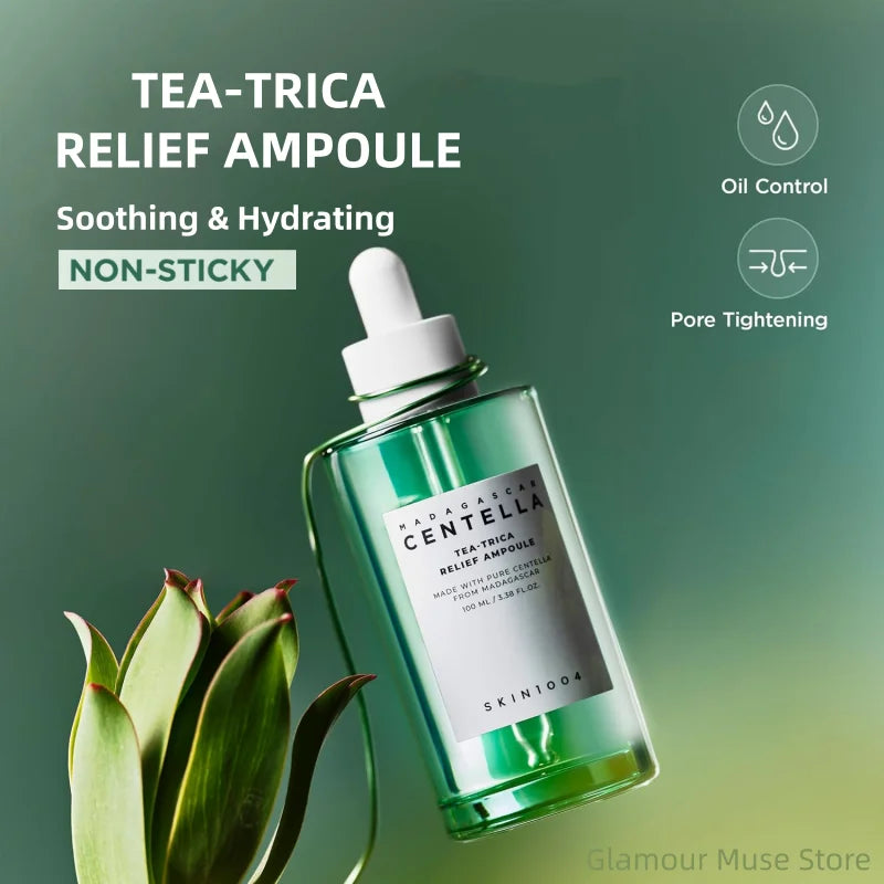 Centella Coreana , poremizing fresh, iluminador, ampolla intensiva para el cuidado de los poros faciales, sérum calmante para el cuidado de la piel.