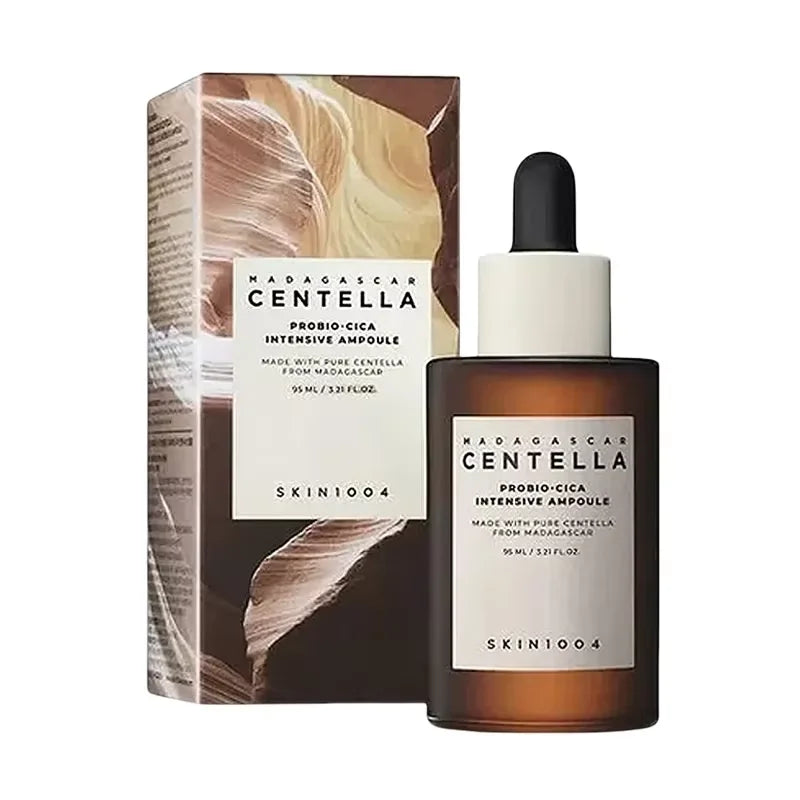 Ampolla de Centella Coreana, Sérum Hidratante Facial Iluminador, Calmante y Reparador de Poros, Suero Suave para el Cuidado Facial Diario.