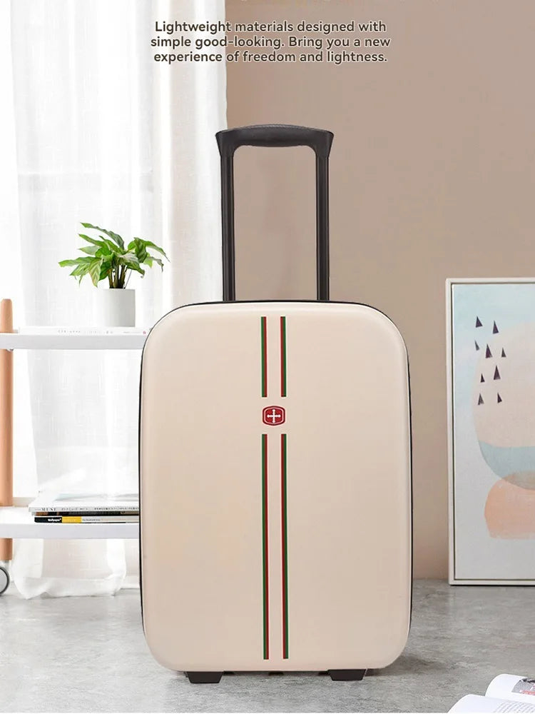 Maleta plegable con ruedas - 20" y 24" Equipaje de viaje ligero y plegable para viajes de negocios y vacaciones