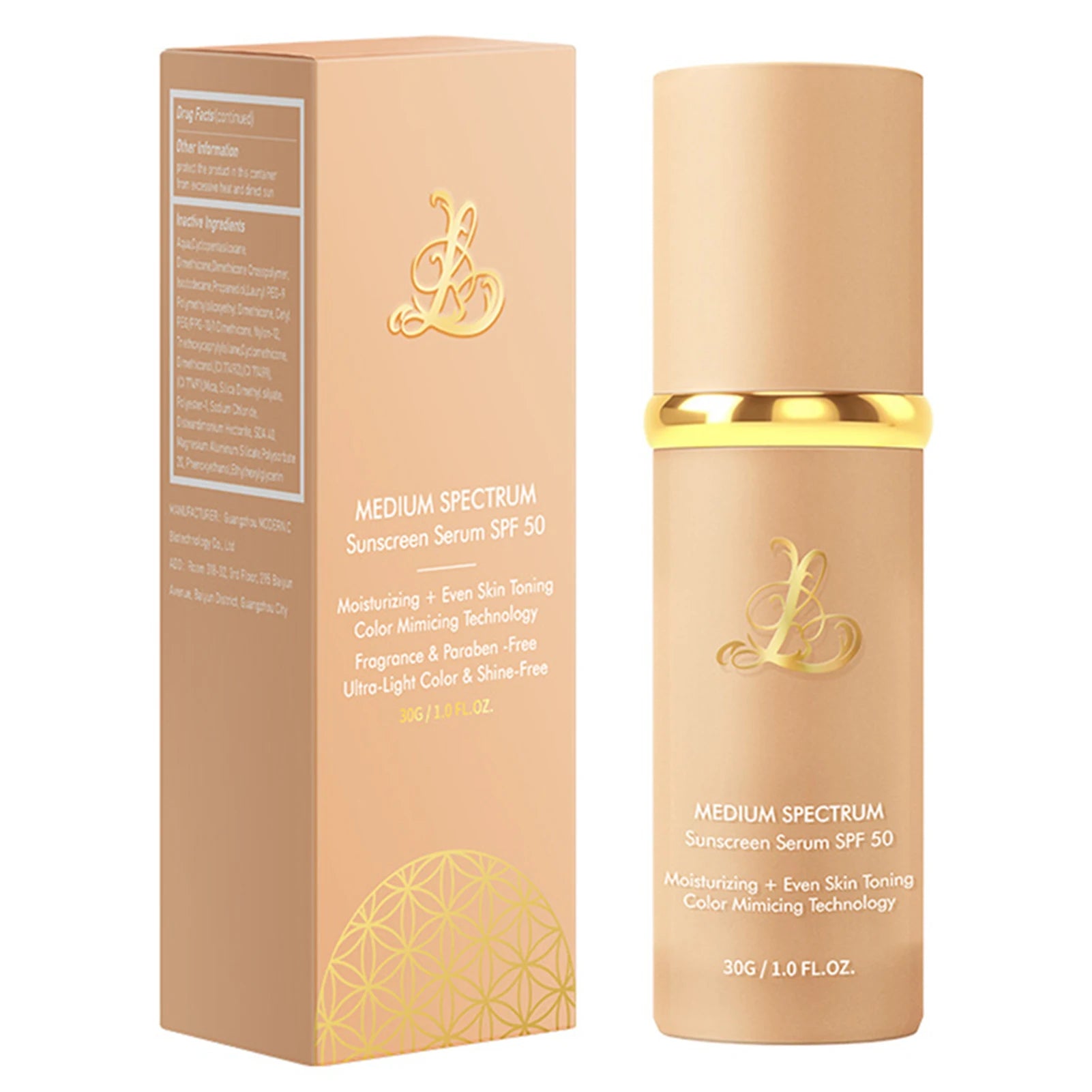 Base de maquillaje 4 en 1 que cambia de color: hidratante, corrector, protección solar, larga duración y resistente al agua.