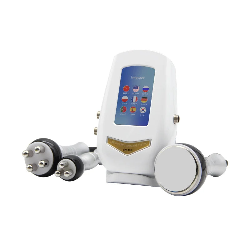 Máquina de radiofrecuencia para masaje corporal y facial por cavitación ultrasónica de 40K