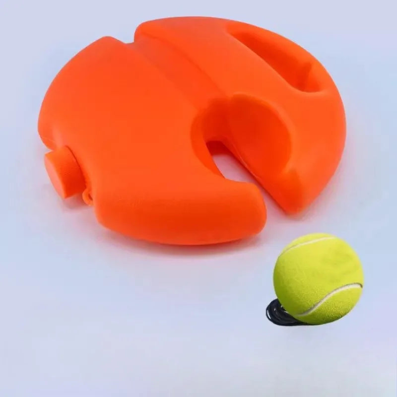 Base de entrenamiento de tenis resistente con elástico, adecuada para tenis en interiores y exteriores, para entrenamiento de rebote y accesorios de pádel.