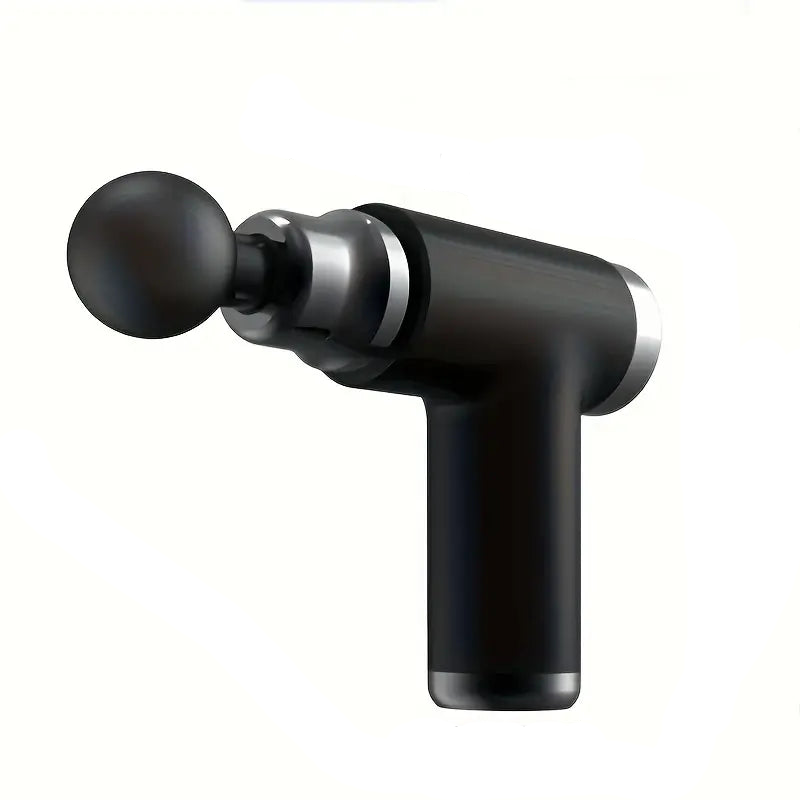 mini pistola de masaje portátil - Masajeador muscular de tejido profundo (Negro)
